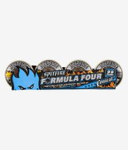 Spitfire Formula Four Conical Rollen (white yellow) 54mm 99A 4er Pack