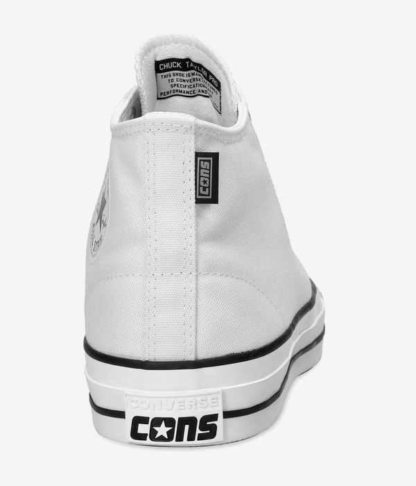 Converse CONS Chuck Taylor All Star Pro Shoes (white white black)