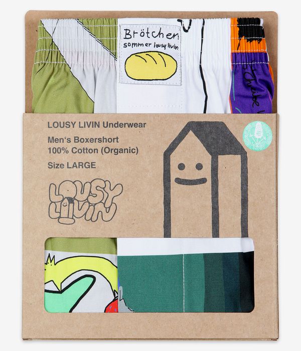 Lousy Livin Broetchen Boxers (cmyk digital print)