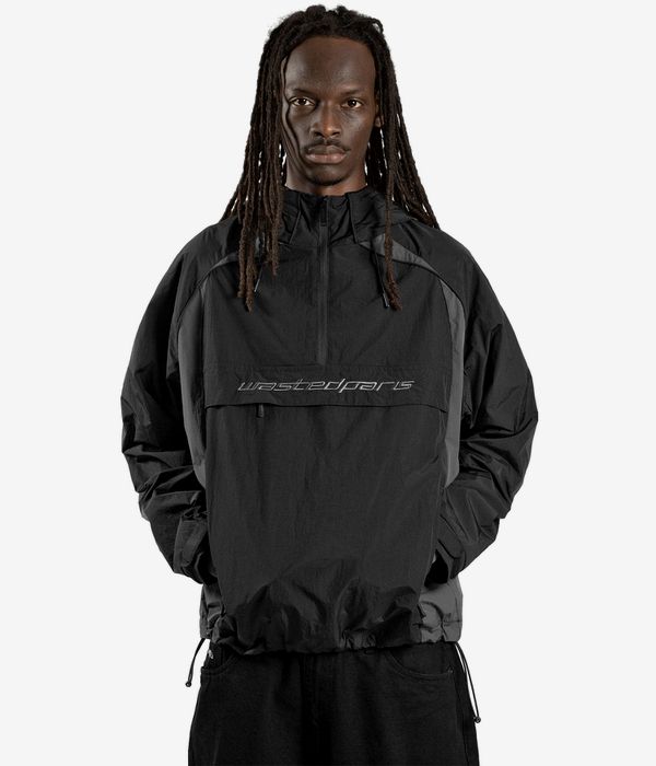 Wasted Paris Arena Windbreaker Jacke (black charcoal)