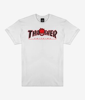 Thrasher x Spitfire Big Head Outline Camiseta (white)