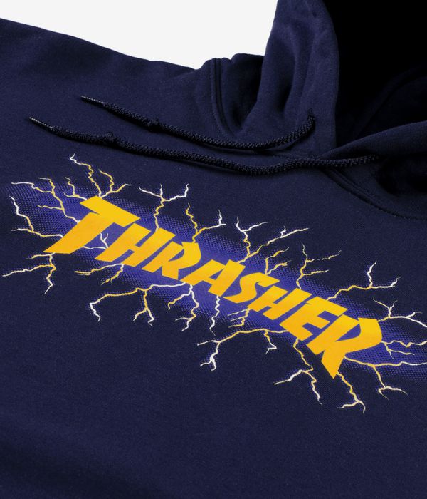 Thrasher Lightning Hoodie (navy)
