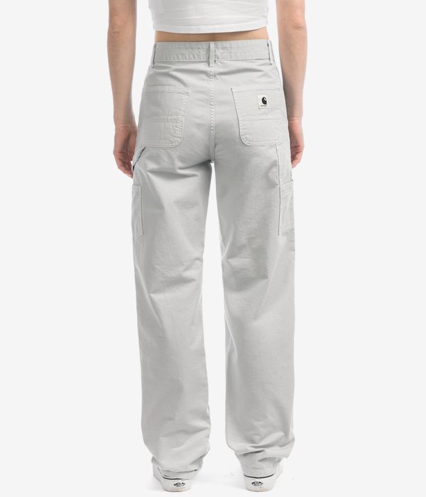 Carhartt WIP W' Pierce Pant Straight Newcomb Pantalones women (sonic silver dyed)