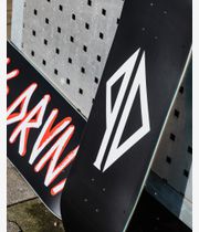 Pissdrunx Original Logo 8.25" Skateboard Deck (black)