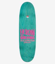Heroin Skateboards Soft Boiled Bunny Symmetrical 9.125" Planche de skateboard (multi)