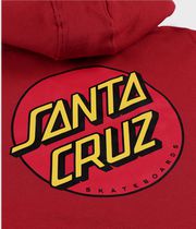 Santa Cruz Classic Dot Chest sweat à capuche (dark rust)