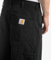 Carhartt WIP Double Knee Organic Pant Dearborn Spodnie (black aged canvas)
