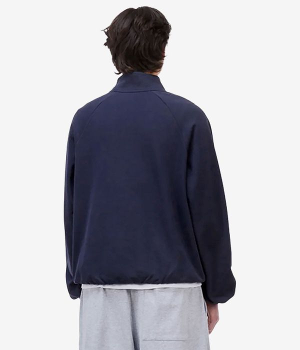 Dime Classic Terry Quarter Zip Sweater (navy)