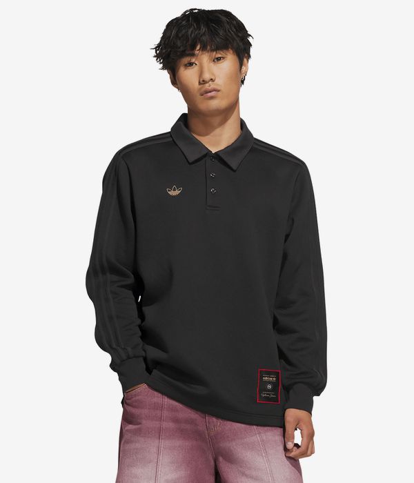 adidas Tyshawn Rugby Sweatshirt (black)