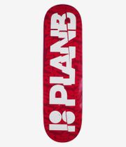 Plan B Shattered 9" Skateboard Deck (red white)