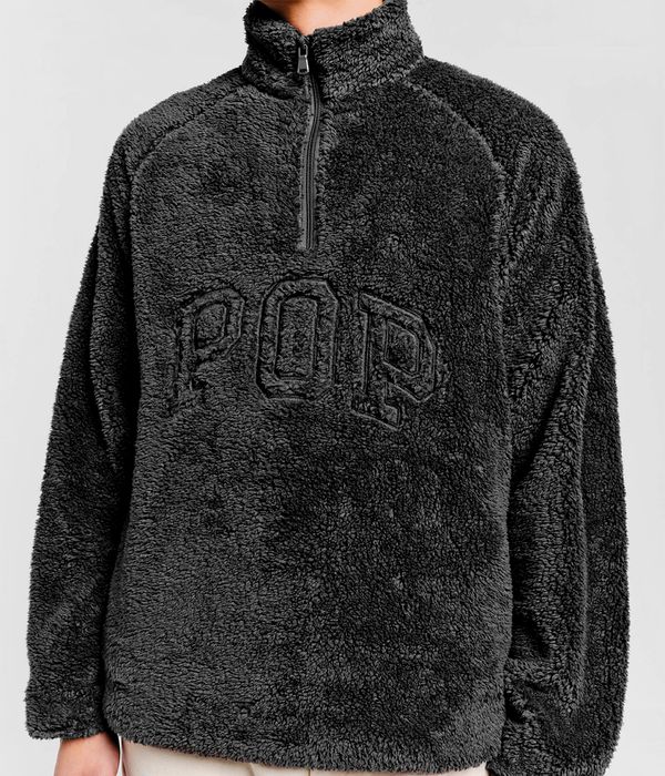 Pop Trading Company Arch 1/2-Zip Sweatshirt (charcoal)