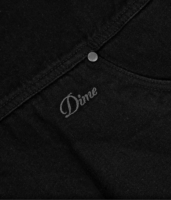 Dime Hooded Denim Jacket (black)