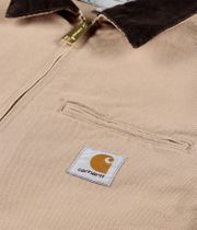 Carhartt WIP Detroit Organic Dearborn Giacca (dusty h brown tobacco rinsed)