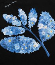 Magenta x Blue Flowers Collab T-Shirt (black)