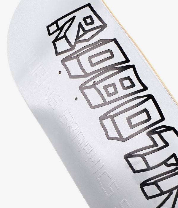 Robotron Boring Graphic 8.5" Planche de skateboard (white)