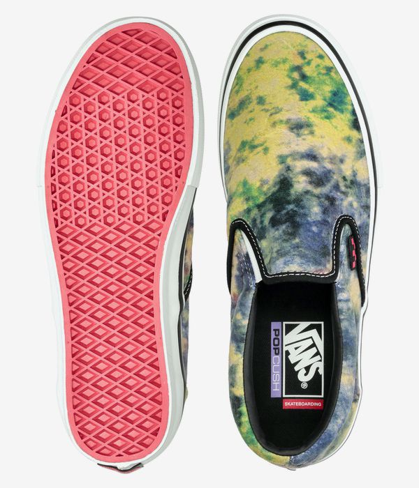 Vans Skate Slip-On Shoes (tie-dye black multi)