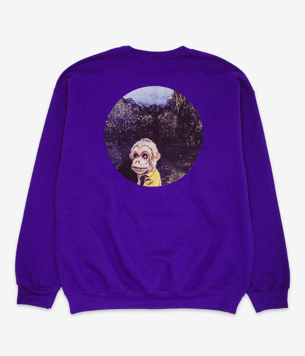 Fucking Awesome Landscape Brainscape Sweatshirt (purple)