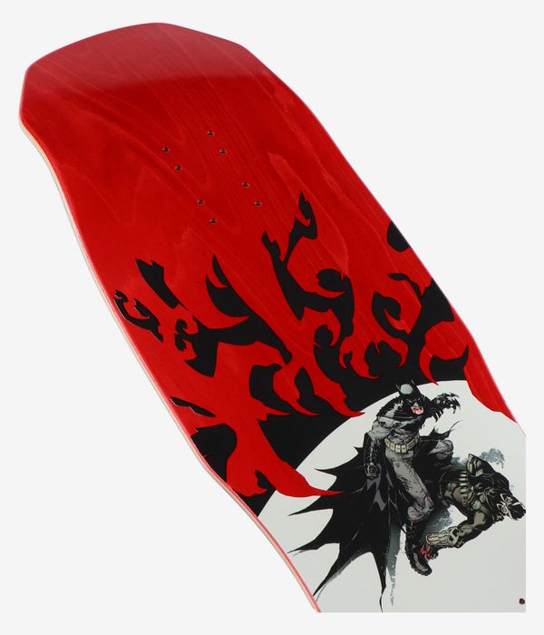 Welcome x Batman Talons 9.85" Skateboard Deck (red stain)