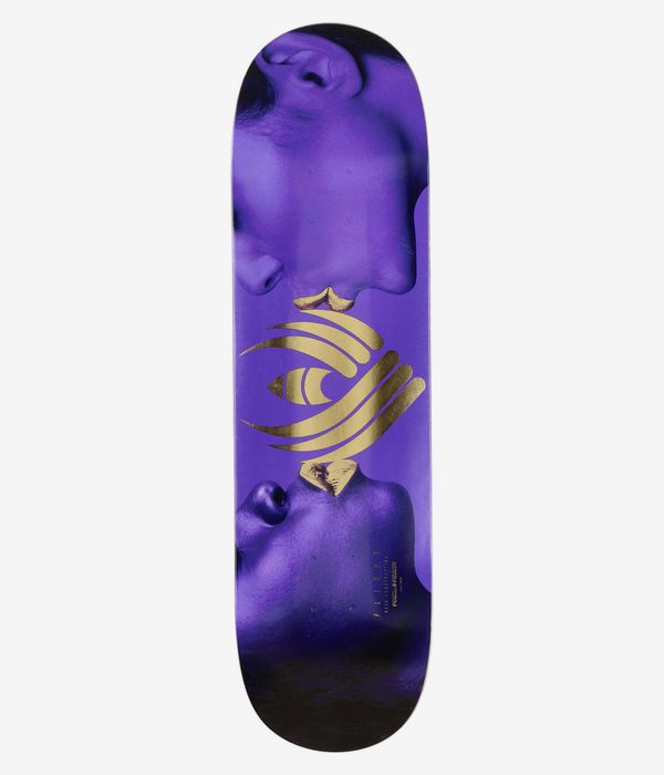 Powell-Peralta Kiss Flight Shape 243W 8.38" Planche de skateboard (purple gold)