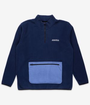 Anuell Kozor Fleece Half Zip Sweatshirt (navy light blue)