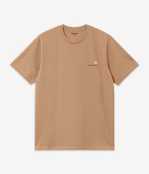 Carhartt WIP American Script Organic T-shirt (peanut)