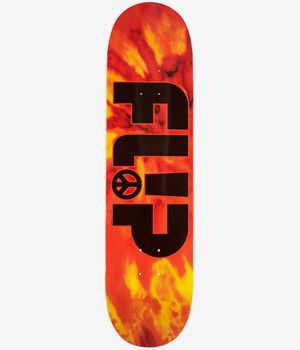 Flip Team Odyssey Peace 8" Skateboard Deck (orange)