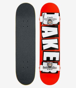 Baker Team Brand Logo 8" Complete-Skateboard (white)