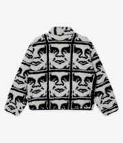 Obey Repeated Icon Sherpa Kurtka (black multi)