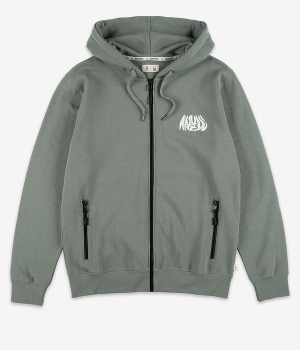Anuell Infernum Organic Zip-Hoodie (tech teal)