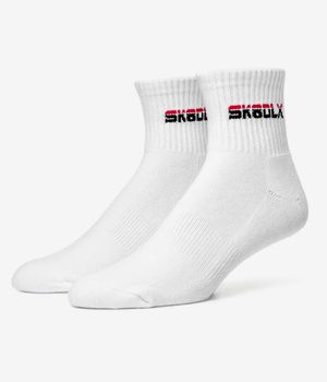 skatedeluxe Athletic Mid Socks US 6-13 (white) 2 Pack