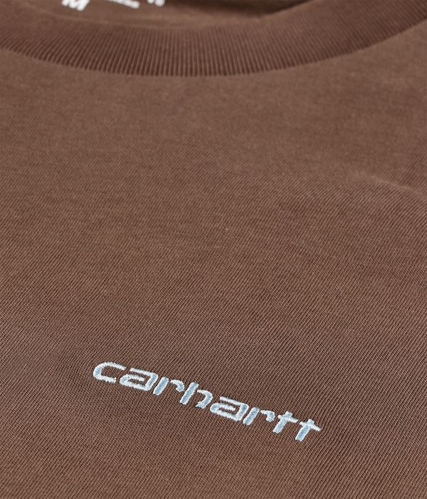 Carhartt WIP Script Embroidery T-Shirt (liberica air sky)