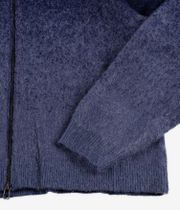 Dime Mohair Double Zip Knit Jacket (midnight blue)