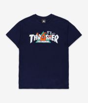 Thrasher x Toy Machine Vortex T-Shirt (navy)
