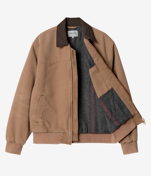 Carhartt WIP OG Santa Fe Organic Dearborn Jacket (hamilton brown tobacco stone can)