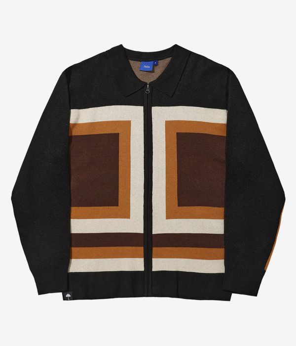 Hélas Nile Zipped Knit Polo-Shirt (multicolor)