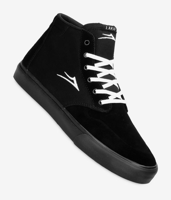 Lakai Riley 3 High Suede Shoes (black black)