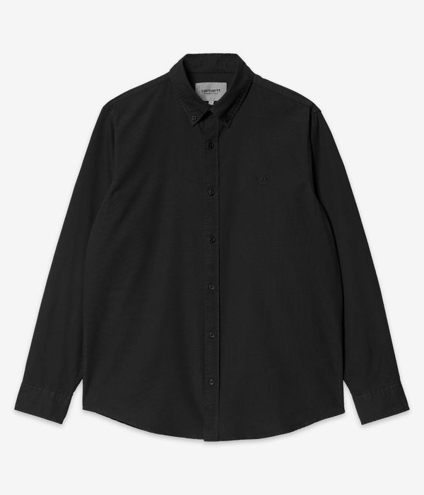 Carhartt WIP Bolton Oxford Chemise (black garment dyed)