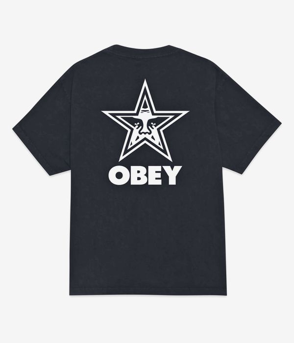 Obey Bold Star T-Shirt (pigment true vintage black)