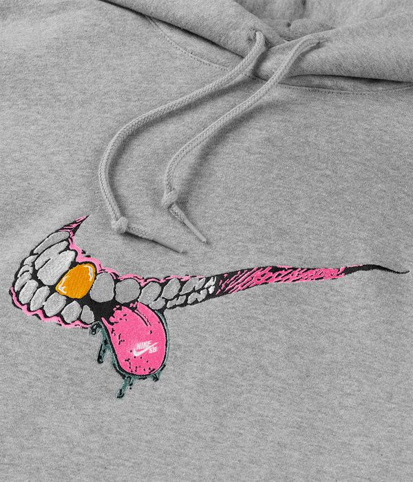 Nike SB BB SSNL GFX 1 Hoodie (dk grey heather white)