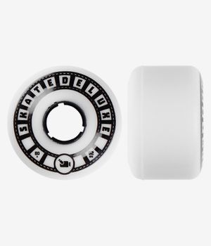 skatedeluxe VHX Cruiser Series Rouedas (white black) 62mm 80A Pack de 4