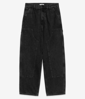 Carhartt WIP W' Brandon Double Knee Pant Smith Jeans women (black stone washed)