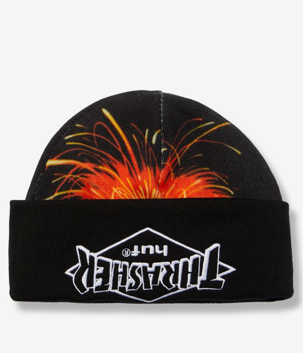 HUF x Thrasher Meltdcown Reversible Beanie (black)