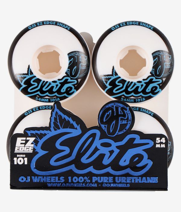 OJ Elite EZ Edge II Wheels (white) 54mm 101A 4 Pack