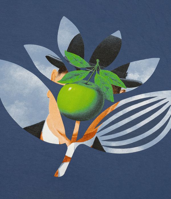 Magenta Pomme T-Shirt (petrol blue)