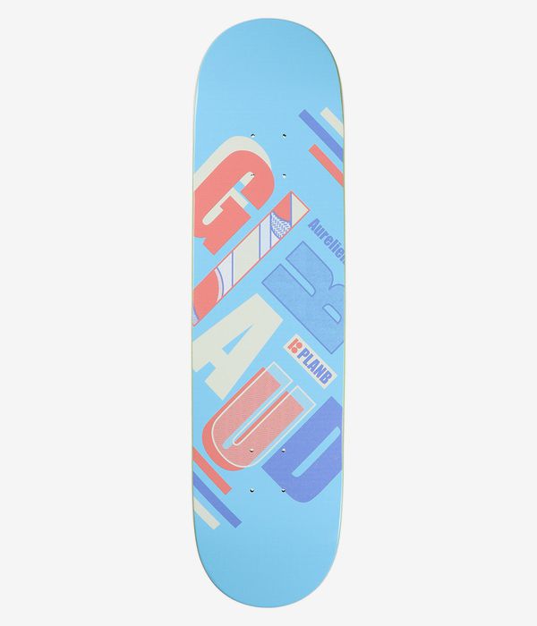 Plan B Giraud Diagonals 8" Skateboard Deck (blue)