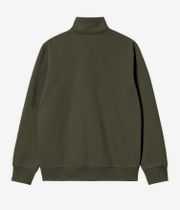 Carhartt WIP Chase Neck Zip Sweatshirt (olive gold)