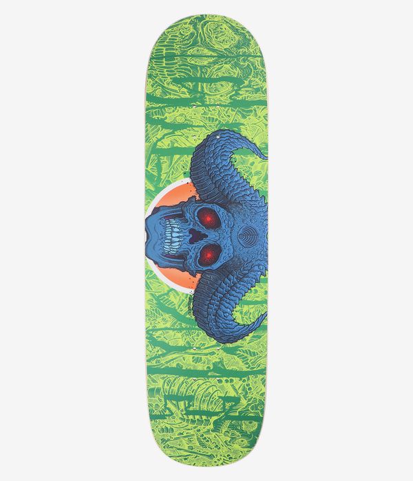 Creature Demon Skull Everslick 8.59" Planche de skateboard (green)