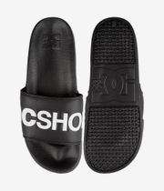 DC Slide Chanclas (black white)