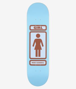 Girl Carroll 93 Til 8.375" Skateboard Deck (light blue brown)