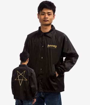 Thrasher Pentagram Coach Jacket (black)